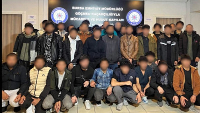 Bursa'da göçmen kaçakçılığına büyük operasyon: 11 gözaltı