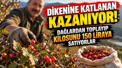 Dikenine katlanan kazanıyor: Dağlardan toplayıp kilosunu 150 liraya satıyorlar