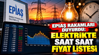 EPİAŞ rakamları duyurdu: Elektrikte saat saat fiyat listesi