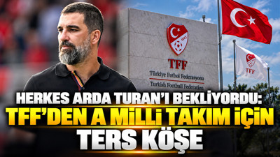 Herkes Arda Turan'ı bekliyordu: TFF'den A Milli Takım için ters köşe
