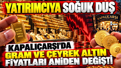 Kapalıçarşı'da akşam altın fiyatları değişti: Gram altın, çeyrek altın kaç TL? (12 Ekim)