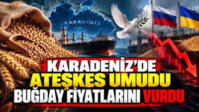 Karadeniz'de ateşkes umudu buğday fiyatlarını vurdu