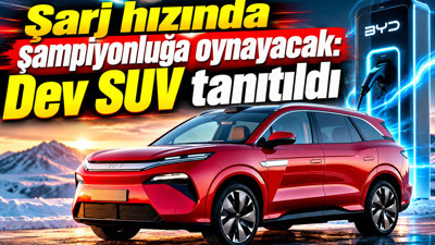Şarj hızında şampiyonluğa oynayacak: Dev SUV tanıtıldı