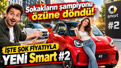 Sokakların şampiyonu özüne döndü: İşte şok fiyatıyla yeni Smart #2