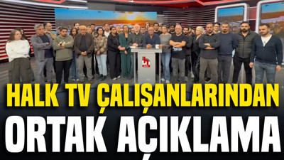 Halk TV çalışanları veda etti