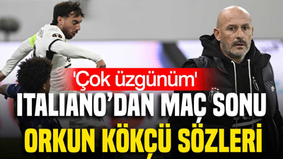 Vincenzo Italiano'dan galibiyet sonrası Orkun Kökçü sözleri: 'Çok üzgünüm'