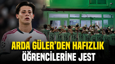 Arda Güler'den hafızlık öğrencilerine jest: İmzalı forma gönderdi