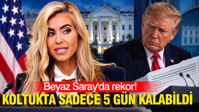 Beyaz Saray'da göreve getirilmişti: Koltukta sadece 5 gün kalabildi