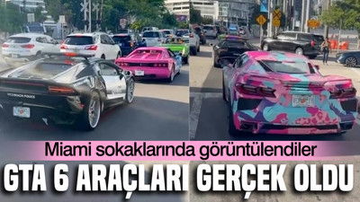 GTA 6 araçları gerçek oldu: Miami sokaklarında görüntülendiler