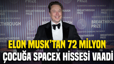 Elon Musk'tan 72 milyon çocuğa SpaceX hissesi vaadi