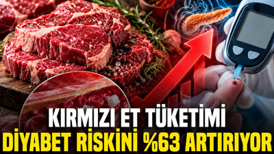 Kırmızı et tüketimi diyabet riskini %63 artırıyor