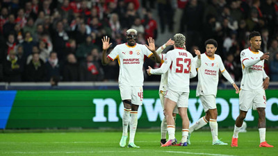Lille-Galatasaray maçının adamı Victor Osimhen seçildi