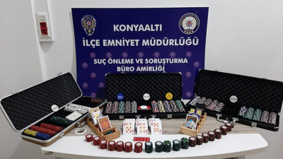 Antalya’da kumar baskını