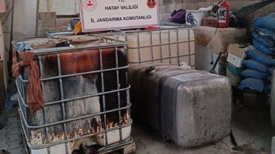 2 ton kaçak akaryakıt ele geçirildi