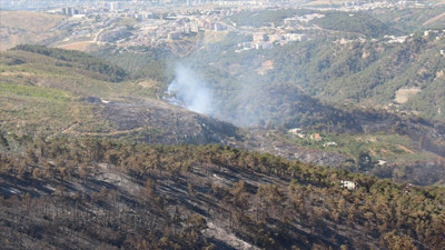 Hatay'daki orman yangını kontrol altına alındı (18 Temmuz 2023)