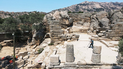 Herakleia Antik Kenti'ne ait yapılar keşfedildi