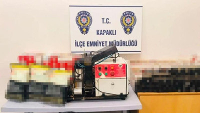 Tekirdağ'da kaçak tütün operasyonu