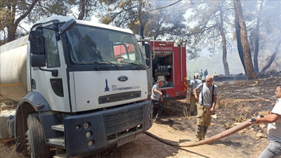 İzmir'deki orman yangını kontrol altına alındı
