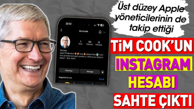 Apple Ceo'su Tim Cook'un Instagram hesabı sahte çıktı