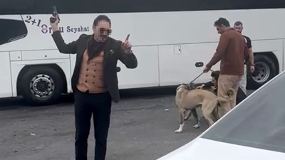 15 Temmuz Demokrasi Otogarı’nda etrafa küfürler edip havaya ateş açtı