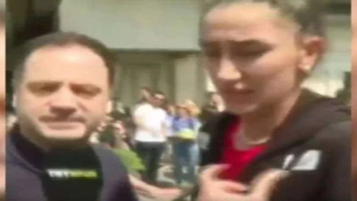 Röportaj veren Hande Baladın’dan muhabire uyarı: Dokunma