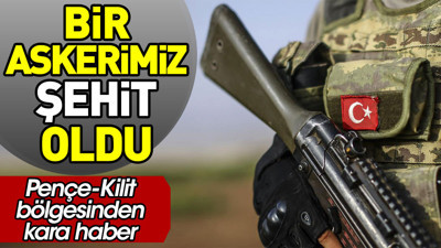 Bir askerimiz şehit oldu! Pençe-Kilit bölgesinden kara haber