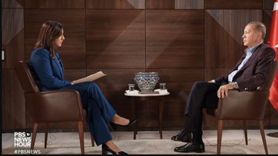 Erdoğan ABD’li gazeteciyi azarladı. Röportaj verirken bir anda sinirlendi