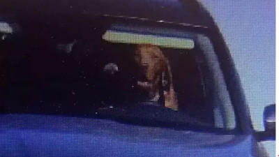 Köpek direksiyon başına geçti radara yakalanıp ceza yedi