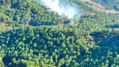 Ayvacık’taki orman yangını kontrol altına alındı (08 Ekim 2023)