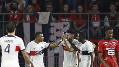 PSG Rennes'i deplasmanda yendi. Bertuğ Yıldırım detayı