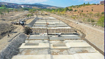 Bingöl'de çay taşkını için koruma çalışmaları