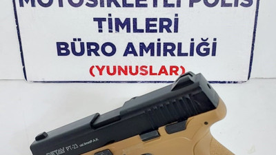 Kütahya’da ruhsatsız tabanca ele geçirildi