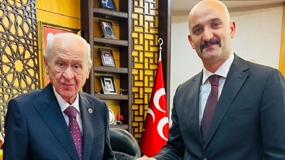 Devlet Bahçeli, Olcay Kılavuz ile görüştü