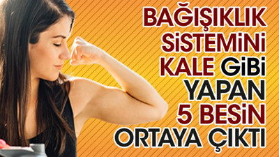 Bağışıklık sistemini kale gibi yapan 5 besin ortaya çıktı