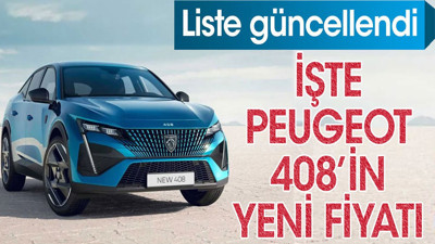 İşte Peugeot 408’in yeni fiyatı, Liste güncellendi