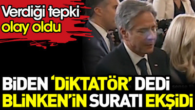 Biden diktatör dedi Blinken'in suratı ekşidi. Verdiği tepki olay oldu
