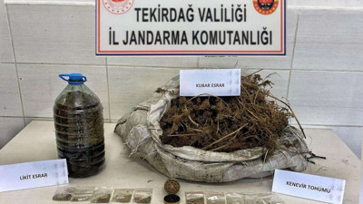 Tekirdağ’da uyuşturucu operasyonu: 6 buçuk kilo likit ve kubar yakalandı