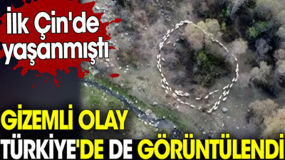 Gizemli olay Türkiye'de de görüntülendi. İlk Çin'de yaşanmıştı