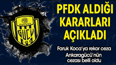 Son dakika... PFDK'dan Faruk Koca'ya ömür boyu men cezası