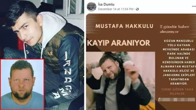 Arkadaşını katledip kayıp ilanı vermiş. Böyle arkadaş düşman başına