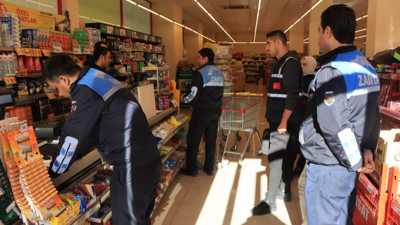 Zabıtalardan zincir marketlere etiket denetimi