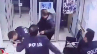 Gözaltındaki kişi önce polise saldırdı sonra da kaçtı