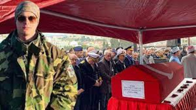 Şehit Astsubay Bahadır Canbulat’a Erdek’te son veda
