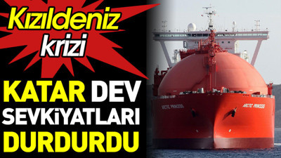 Katar dev sevkiyatları durdurdu. Kızıldeniz krizi