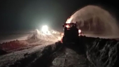 Tipi nedeniyle mahsur kalan 70 kişi kurtarıldı