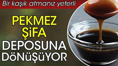 Pekmez şifa deposuna dönüşüyor. Bir kaşık atmanız yeterli