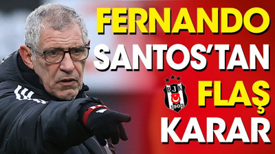 Fernando Santos'tan flaş karar. Hayal kırıklığı yaşadılar