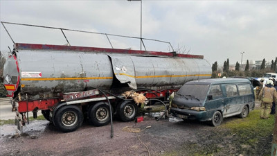 Ataşehir’de yakıt tankerinde patlama