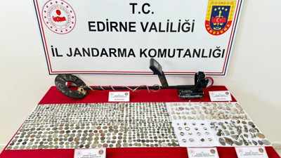 Edirne’de 1085 tarihi eser ele geçirildi