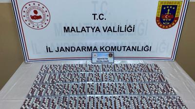 Malatya’da binden fazla uyuşturucu hap ele geçirildi